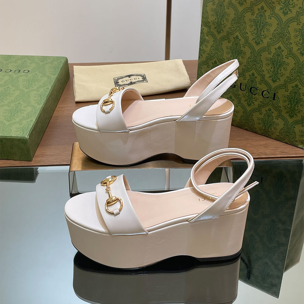 GUCCI Women s Horsebit flatform sandal