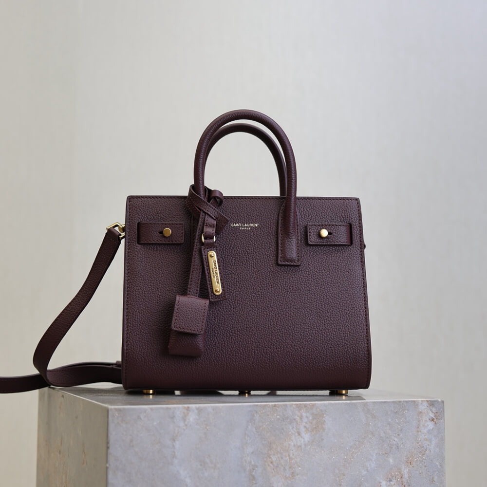 YSL SAC DE JOUR IN SMOOTH LEATHER   NANO(HIGH-END GRADE)