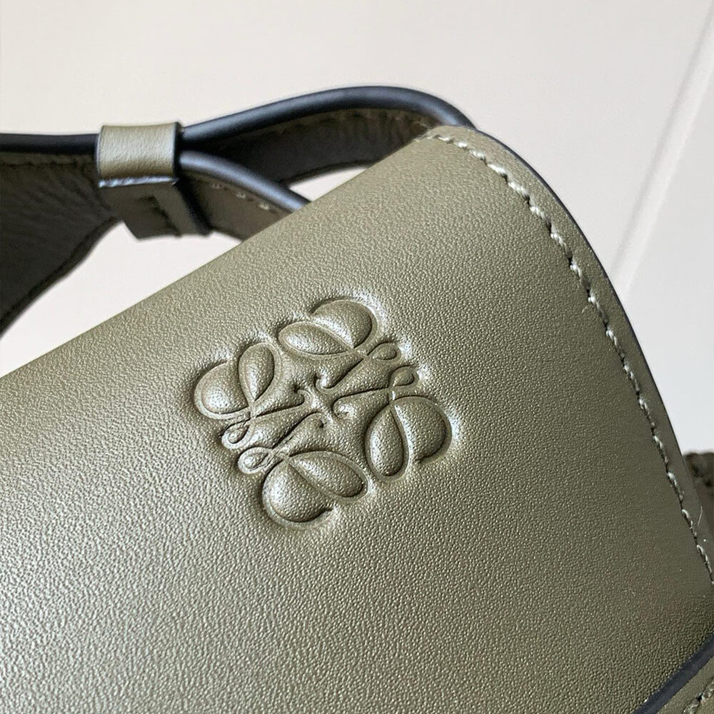 Loewe Small Gate bag in soft calfskin and jacquard