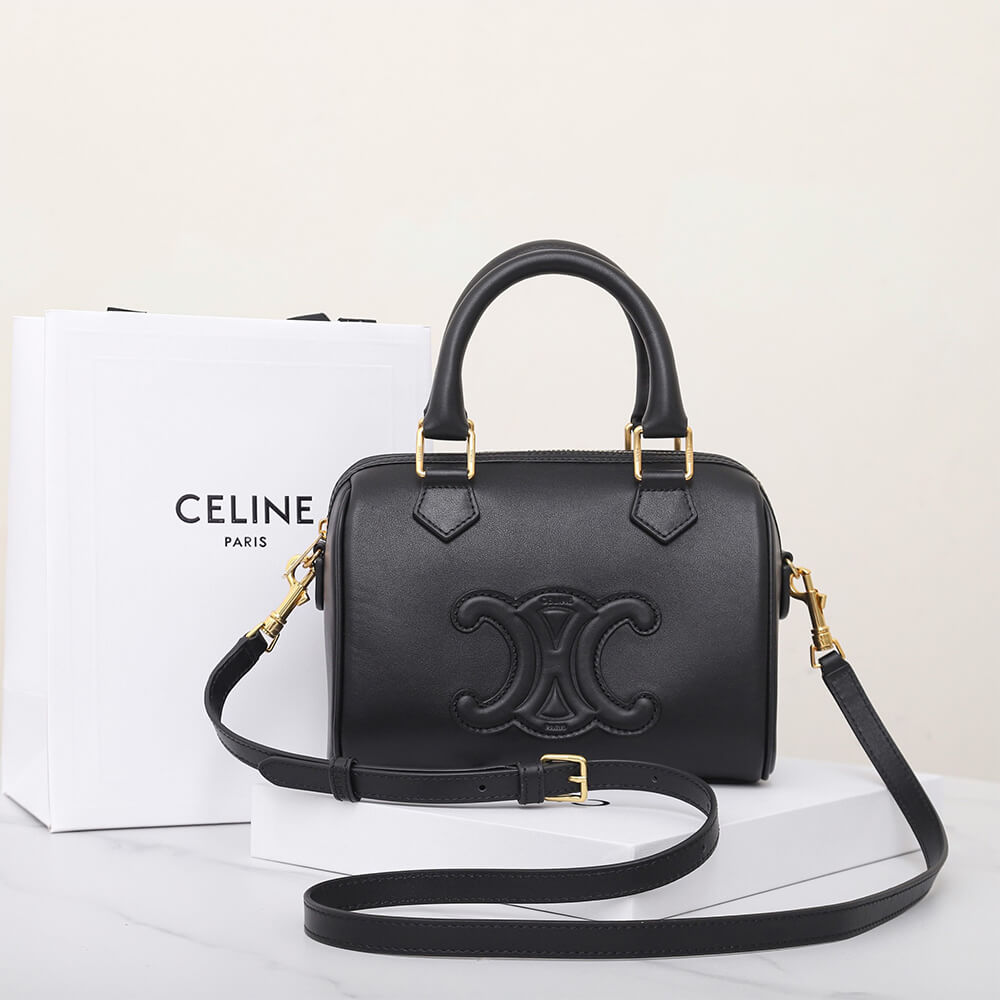 CELINE SMALL BOSTON IN Smooth Calfskin