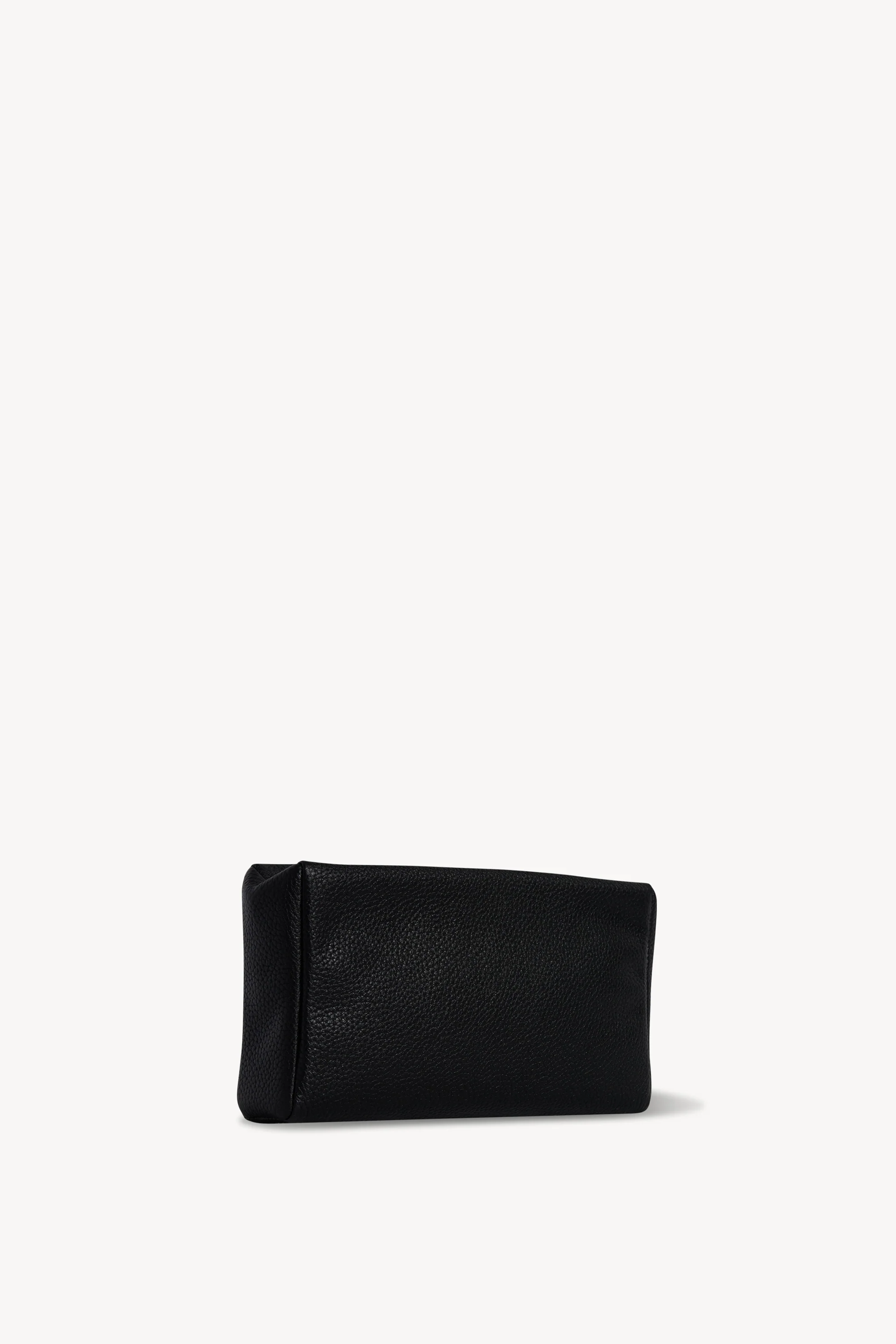 Squared Compact Clutch Bag in Leather
