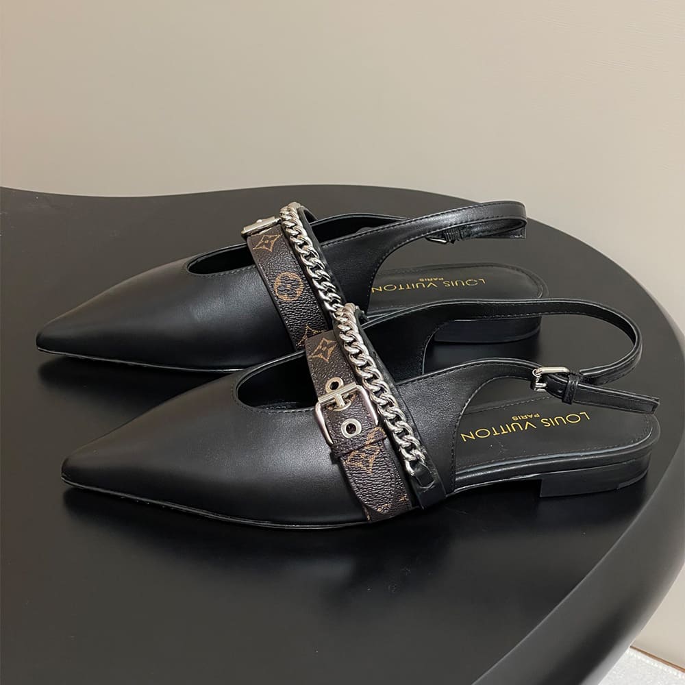 LV Vibe slingback ballet flats