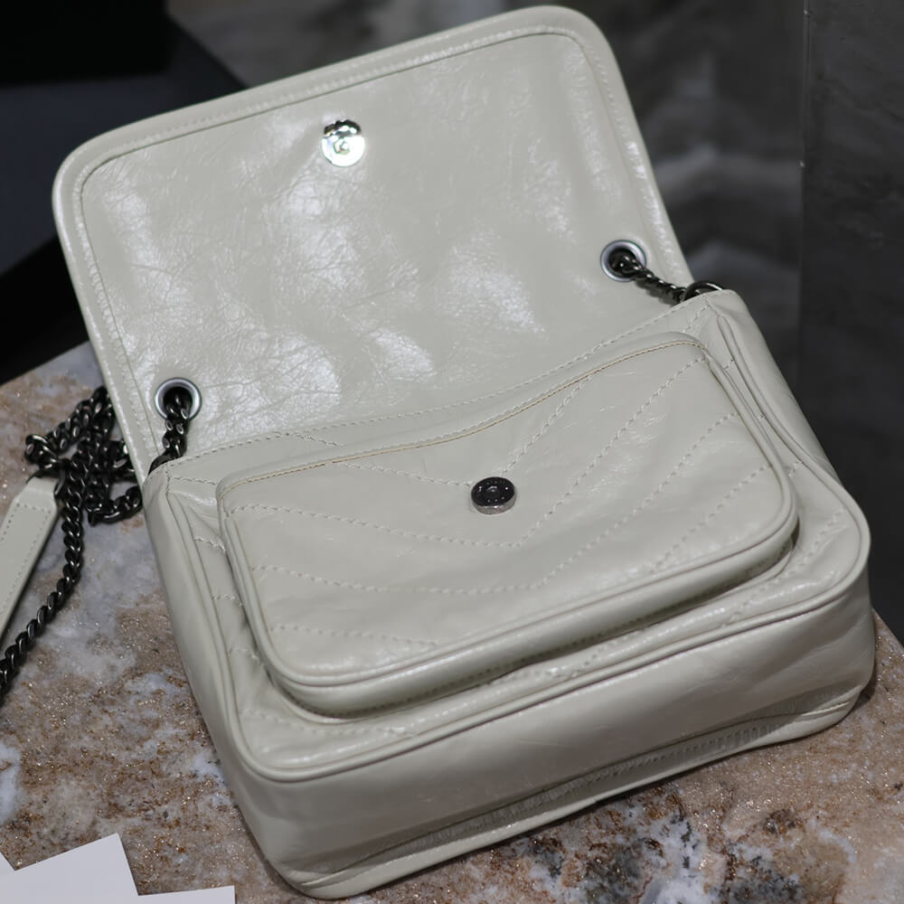 YSL NIKI baby in vintage leather(HIGH-END GRADE)