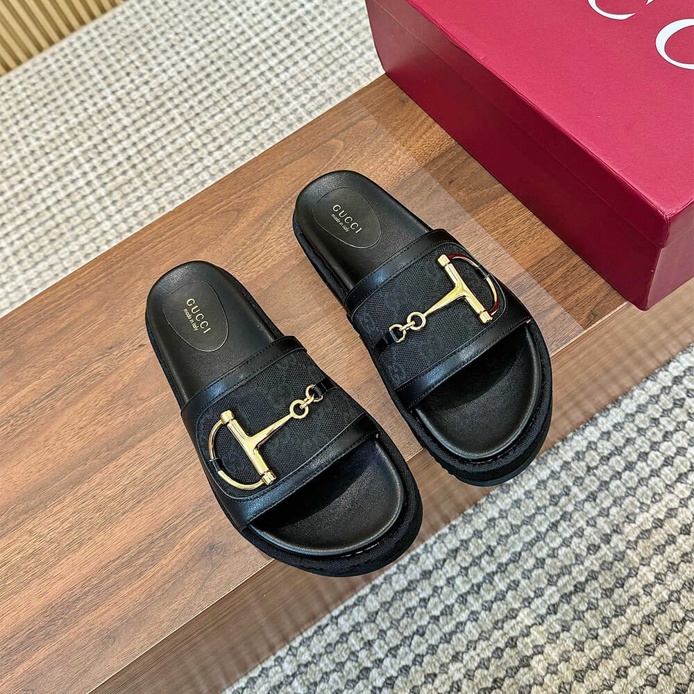 GUCCI Women s platform slide sandal