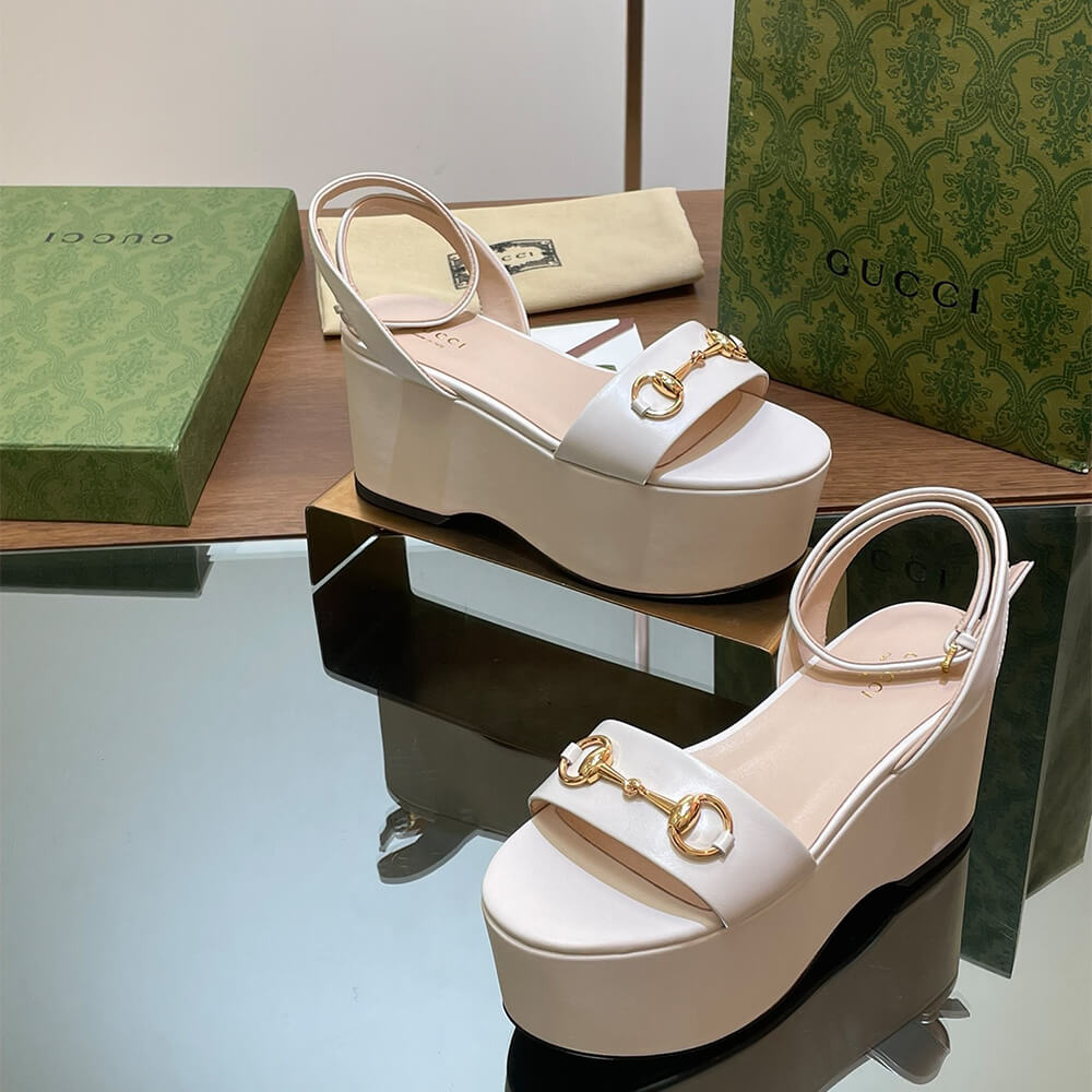 GUCCI Women s Horsebit flatform sandal