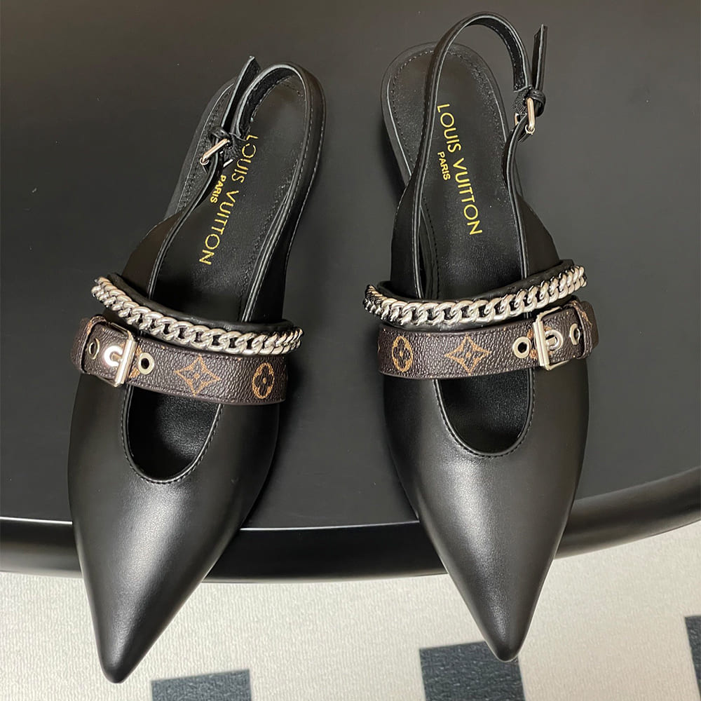 LV Vibe slingback ballet flats
