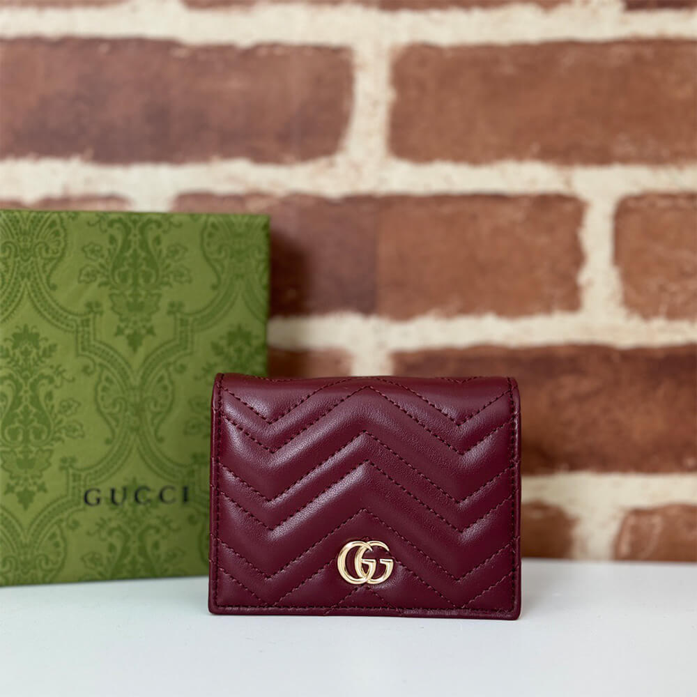 GG Marmont card case wallet