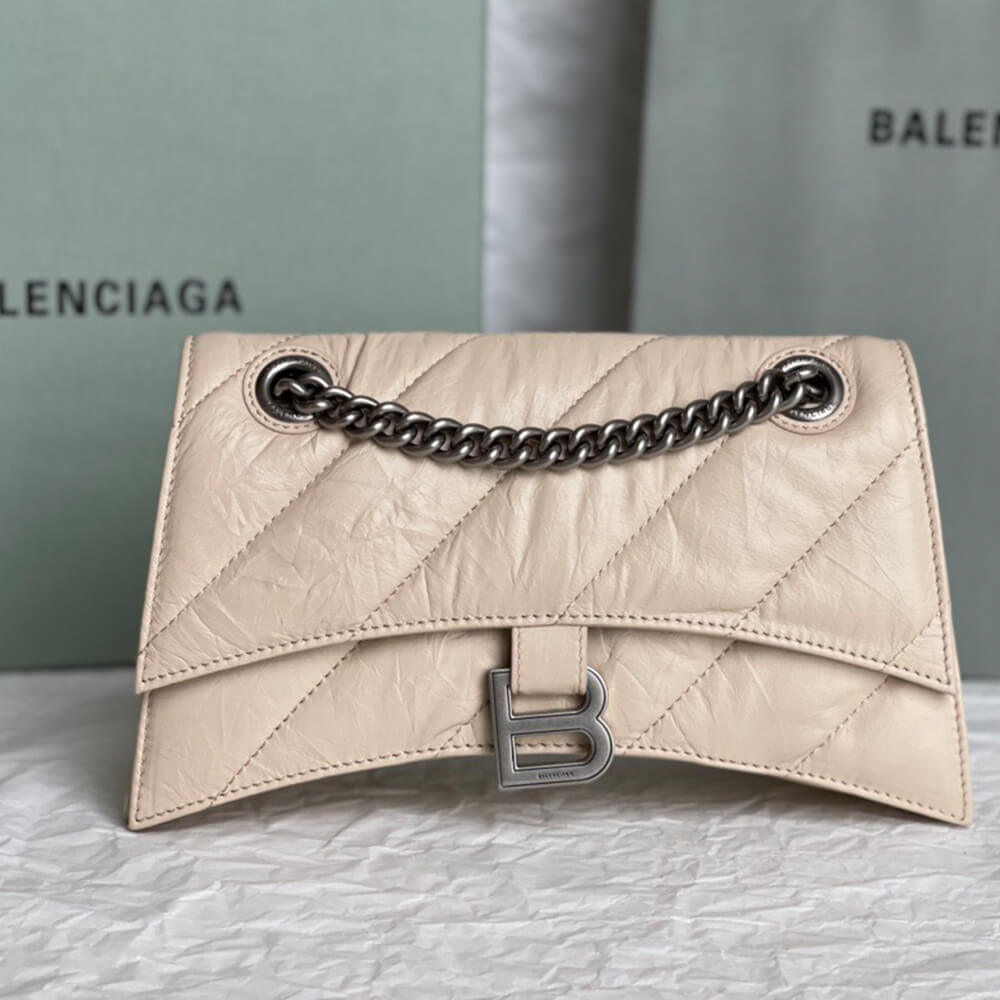Balenciaga Women s Crush Chain Bag Small(HIGH-END GRADE)
