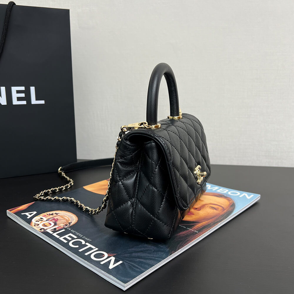 Chanel MINI COCO Handle Bag(HIGH-END GRADE)