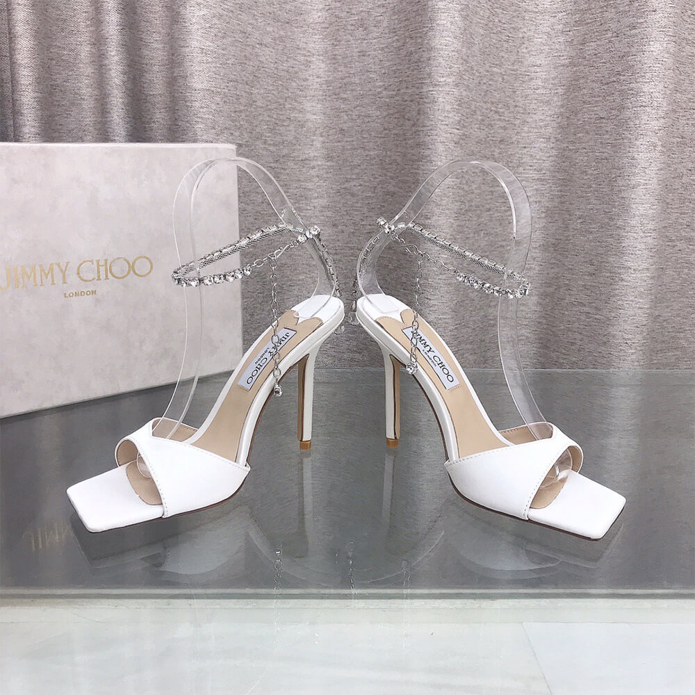 JIMMY CHOO Saeda Sandal 100