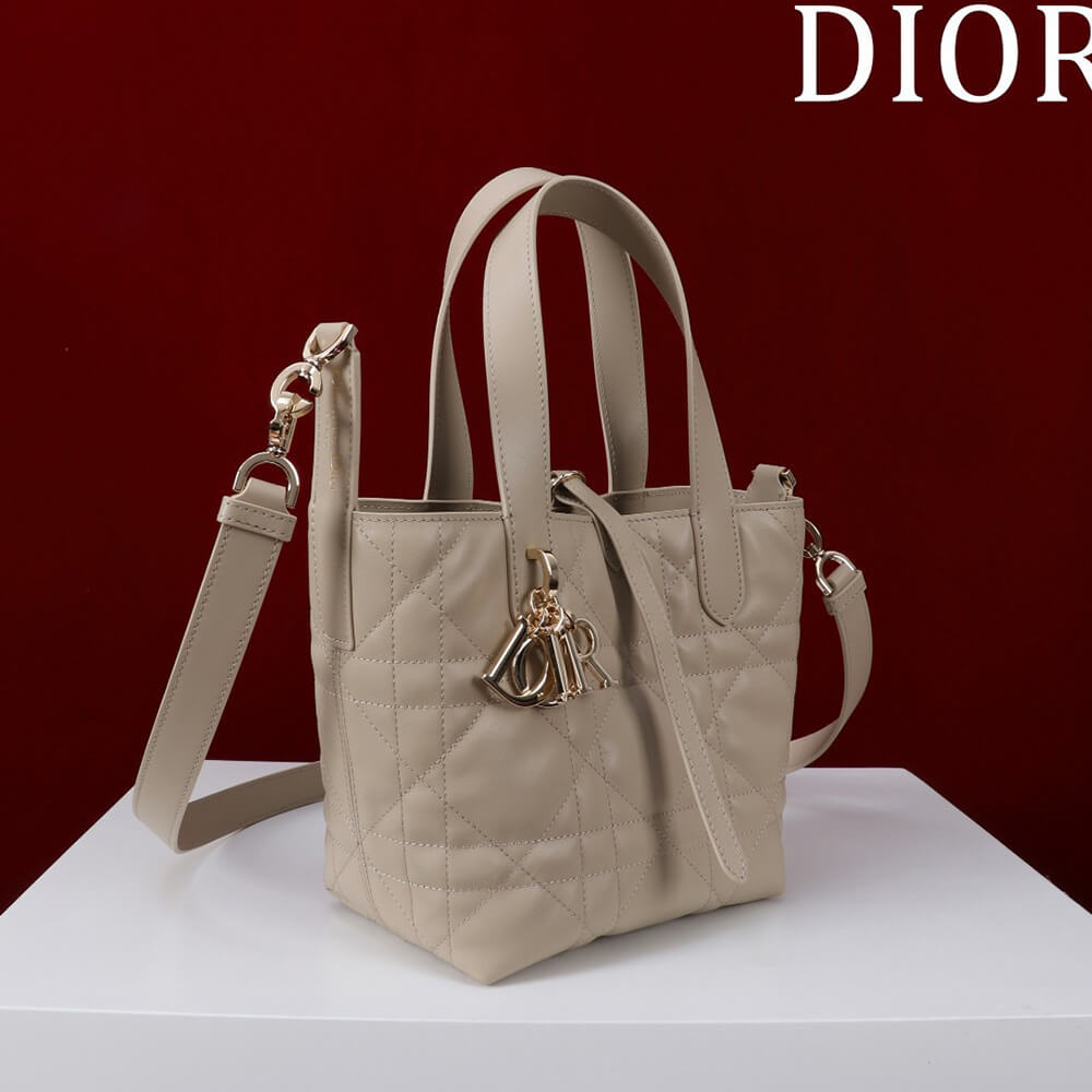 Small Dior Toujours Vertical Tote Bag(high-end grade)