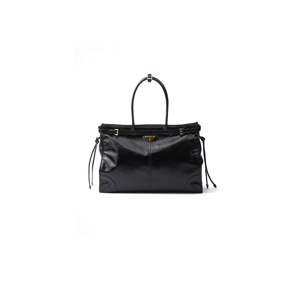 Prada Extra large leather handbag(high-end grade)