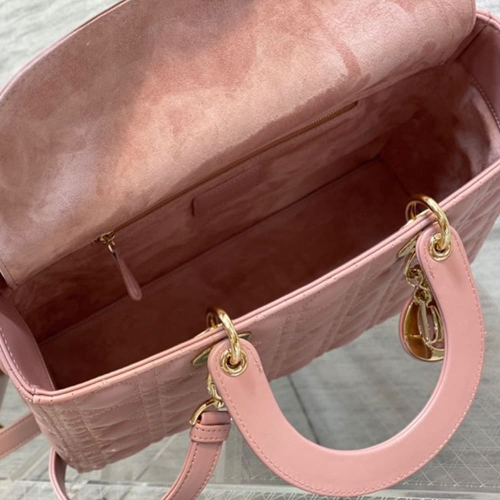 Dior Large Lady Dior Bag(HIGH-END GRADE)