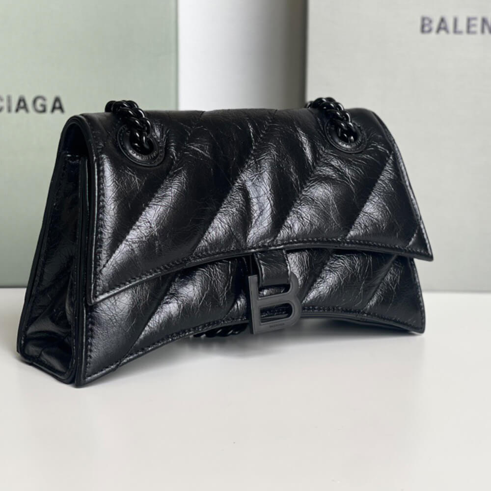 Balenciaga Women s Crush Chain Bag Small(HIGH-END GRADE)