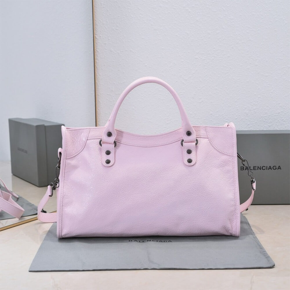 Balenciaga Women s Le City Bag Medium(HIGH-END GRADE)