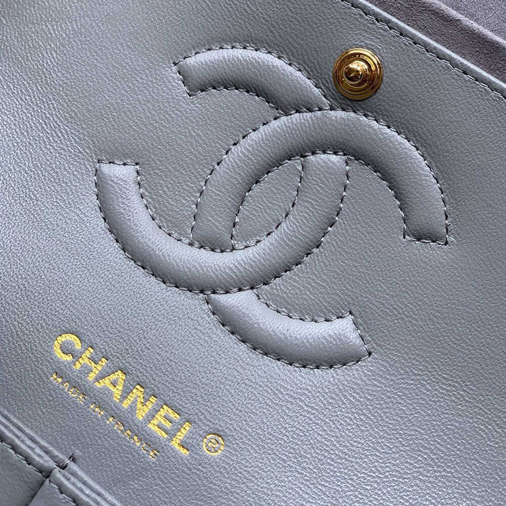 CHANEL Suede Classic Double Flap Handbag(HIGH-END GRADE)