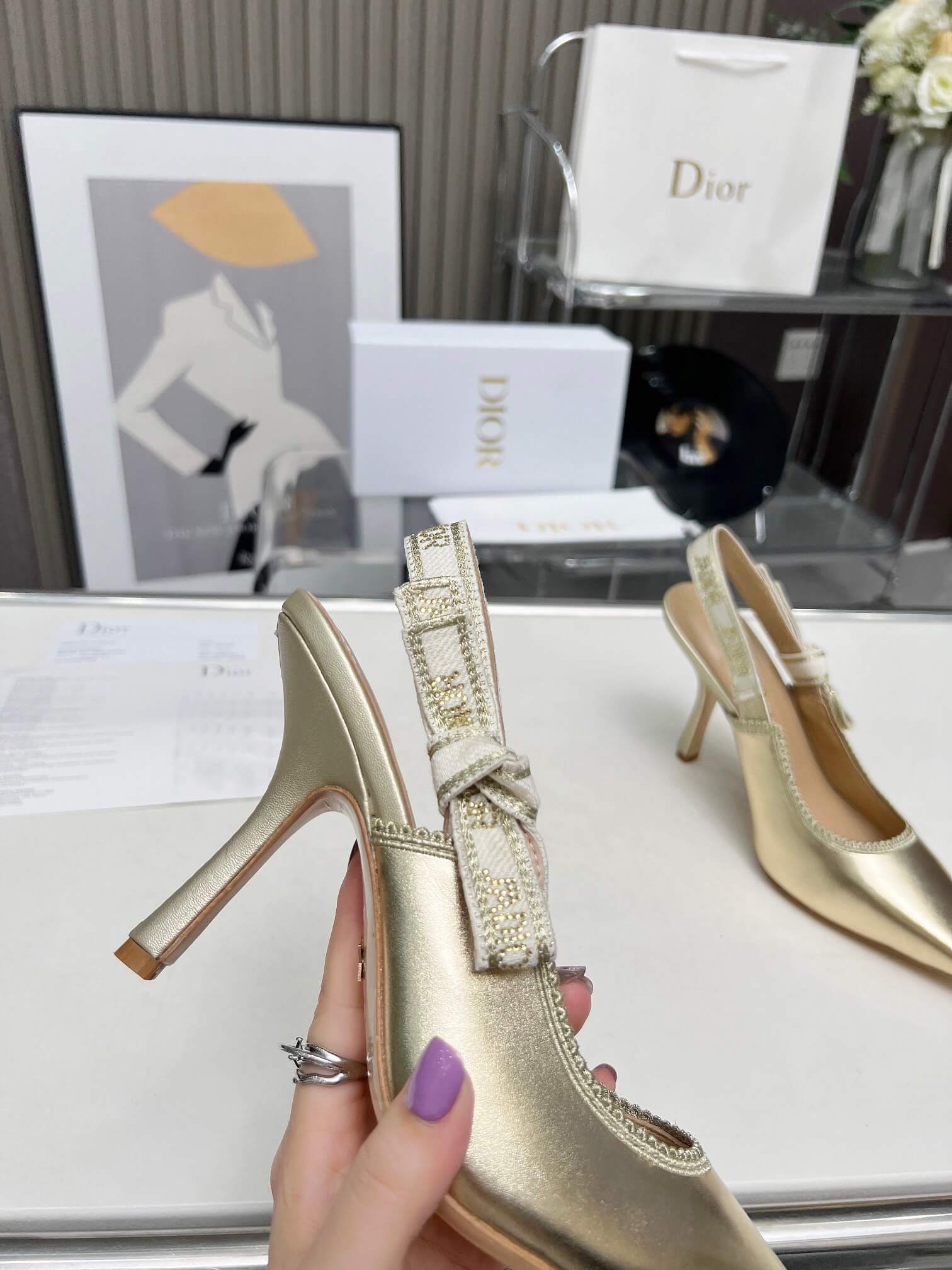 J Adior Slingback Pump